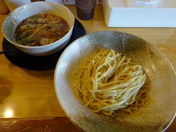 「つけめん　並（醤油味）」@彩色ラーメン きんせい総本家夢風の写真