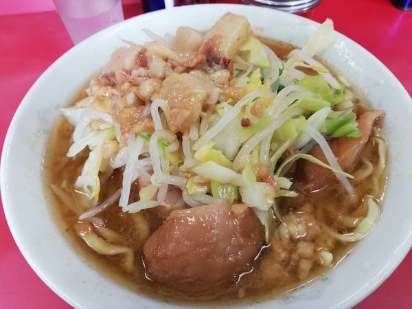 「ぶたダブル小ラーメン」@ラーメン二郎 環七一之江店の写真