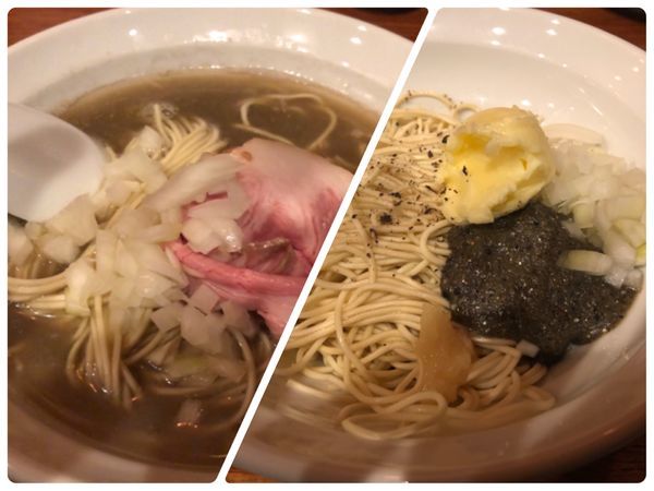 「煮干蕎麦〜金目鯛合わせ～、蒜山ジャージーバターのニボ玉」@麺処 にぼし香 横浜店の写真