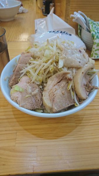 「ど豚骨ラーメン ニンニク アブラ」@宮二郎の写真