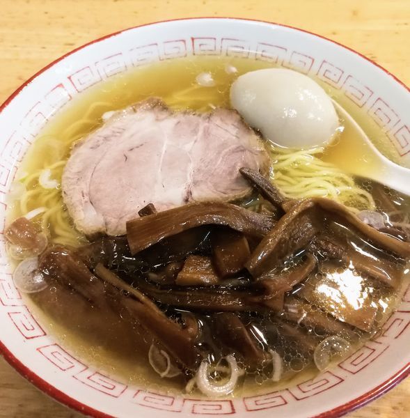 「中華そば(中)､味玉､メンマ」@中華そば さとうの写真