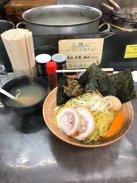 「平貝出汁のつけそば大盛り」@覆麺 智の写真