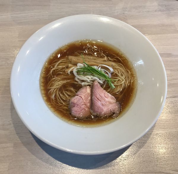 「地鶏としじみの中華蕎麦800円」@宍道湖しじみ中華蕎麦 琥珀 東京本店の写真