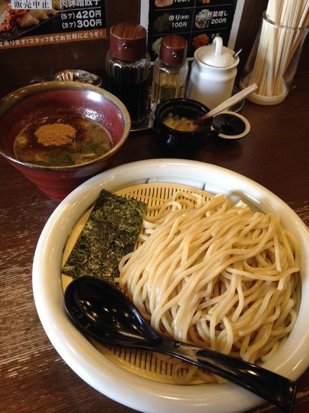 「つけ麺 大盛り 800円」@中華そば うづまきの写真