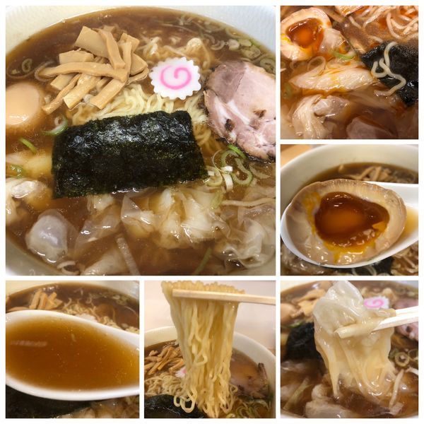 「ワンタン麺1050円＋味玉(ｵｰﾌﾟﾝｻｰﾋﾞｽ)」@田無大勝軒の写真