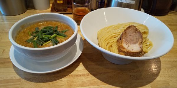 「背脂つけめん+煮豚」@ふる川の写真