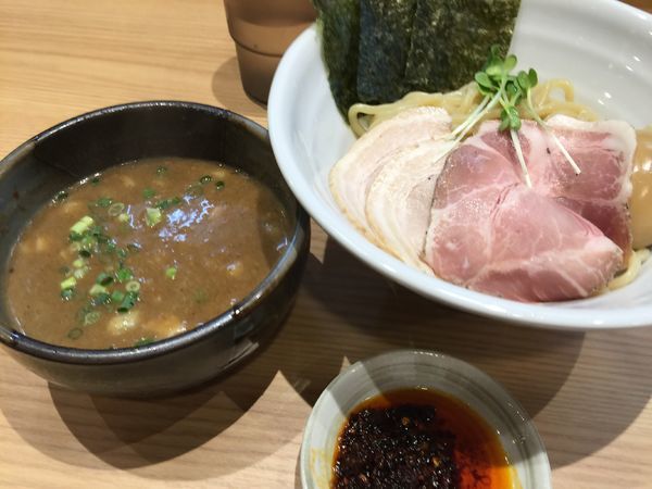 「濃厚魚介豚骨つけ麺」@常陸 景虎の写真