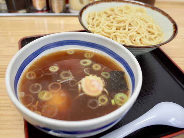「もりそば…750円、杏仁豆腐…100円‬」@奥州大勝軒 ちばの写真