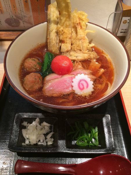 「芳醇鴨そば極み(細麺)1300円」@銀座 鴨そば 九代目 けいすけの写真