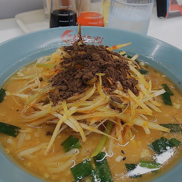 「ネギ味噌ラーメン山椒多め」@くるまやラーメン 東村山店の写真