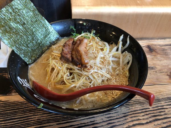 「ねぎらーめん 替玉2回」@ら〜めん村田屋の写真