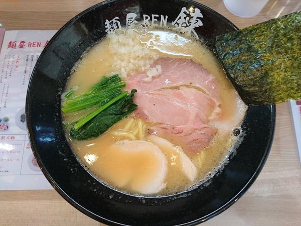 「豚白湯ラーメン」@麺屋 錬の写真