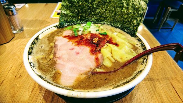 「すごい煮干ラーメン(中盛･かた･濃い･多め･1辛･合わせ)」@すごい煮干ラーメン凪 五反田西口店の写真