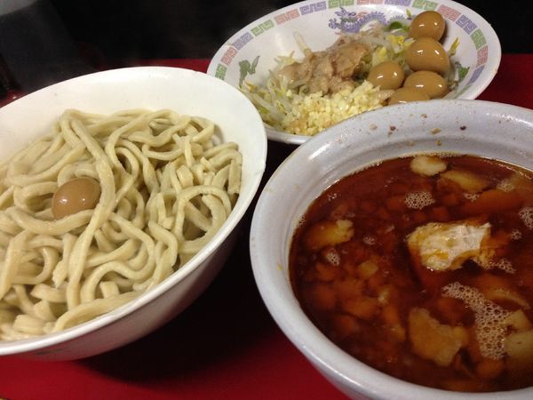 「つけ麺＋うづら」@蓮爾 登戸店の写真