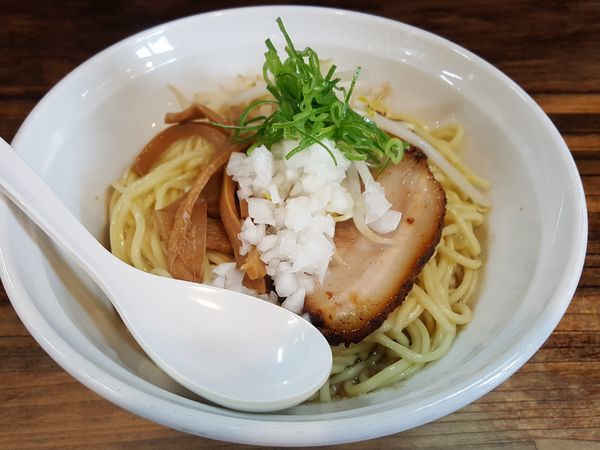 「背脂煮干しまぜそば 大盛 ￥800」@八王子 響の写真