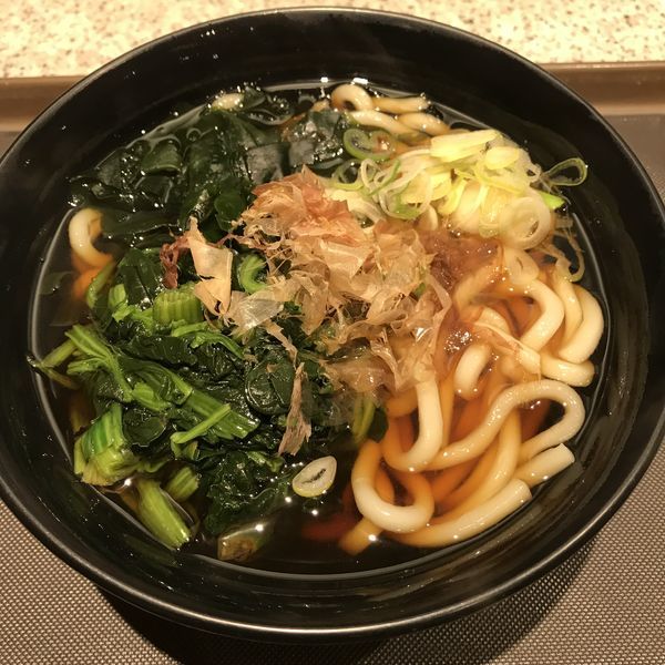 「ほうれん草（￥400）」@名代 富士そば 虎ノ門店の写真