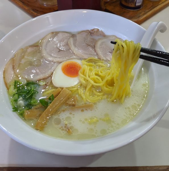 「豆乳チャーシューメン　900円」@再来軒の写真