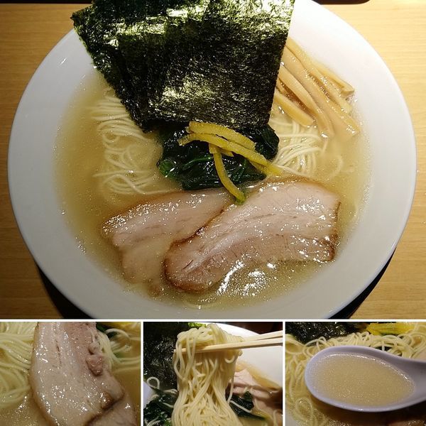 「濃厚金目鯛そば(限定)＋海苔＝900円」@天然豚骨醤油 らーめん玉 超大吉 上野店の写真