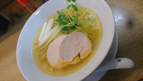 「とりそば、バターチキンカレー」@とりそばダイナソーの写真