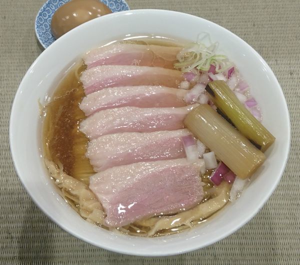 「鴨コンフィ麺＋煮卵」@らーめん 鴨to葱の写真