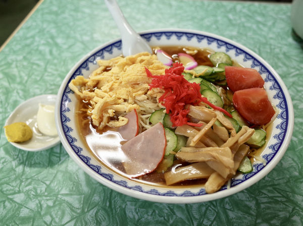 「冷やし中華 大盛…750円」@みのや食堂の写真