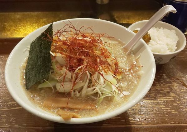 「しょうゆ辛ネギラーメン」@輝宗の写真