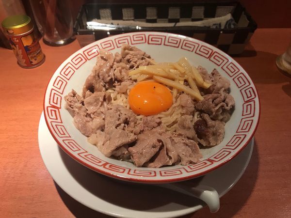 「すき焼き和え麺」@食堂酒場 Graciaの写真