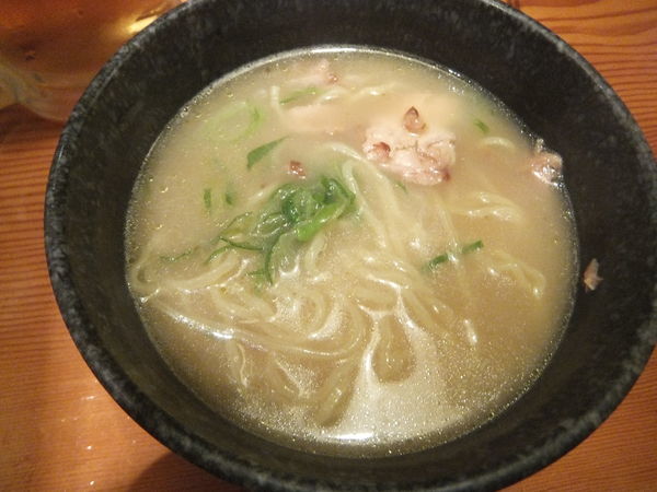 「とり白湯めん298円+税」@鳥貴族 柏あさひ通り店の写真