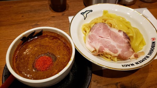 「辛い煮干しつけ麺(並)　950円」@NIBOSHI TSUKEMEN 凪 大宮南銀通り店の写真