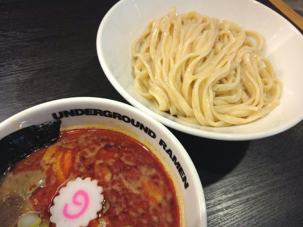 「辛濃厚つけめん ￥900」@UNDERGROUND RAMEN 川越仲町の写真