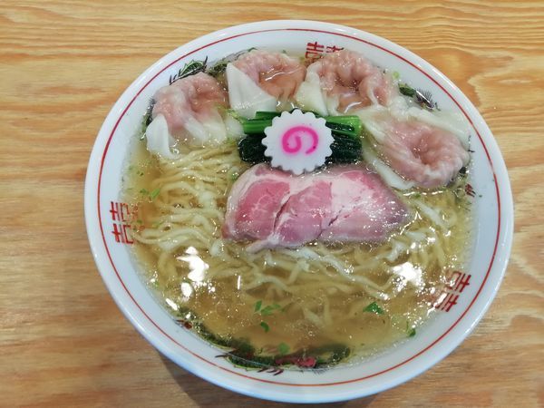 「山椒そば中盛り+肉ワン４ヶ」@キング製麺の写真