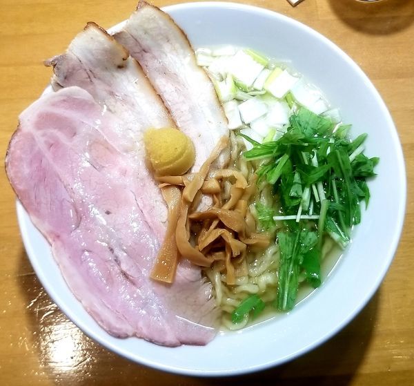 「虜柚子中華そば(柚子)」@自家製中華そば 麺の虜の写真