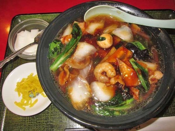 「五目湯麺（単品）　600円（ランチ）」@花彫酒家の写真