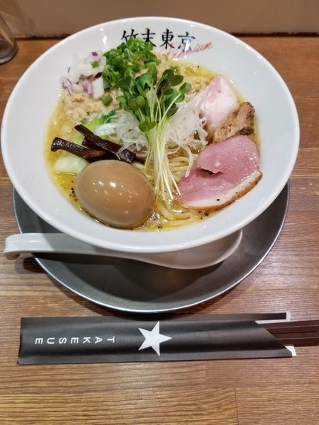 「味玉ホタテ鶏そば」@竹末東京プレミアムの写真