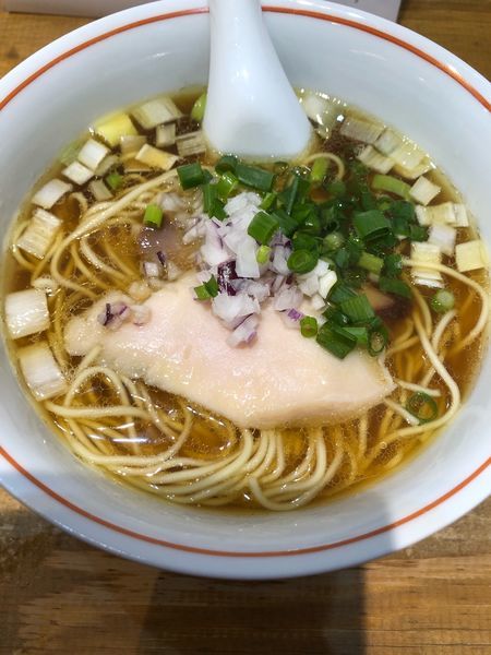 「限定 カンパチそば 900円 替え玉 200円」@麺尊 RAGEの写真