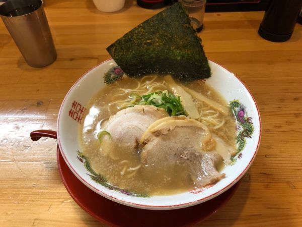 「新恵比朱ラーメン」@らうめん 恵比朱 京都駅前店の写真