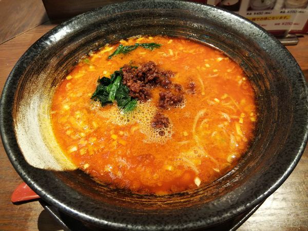 「白ゴマ汁有り担担麺」@中国名菜 來杏 担担麺房 シンフォニー豊田ビル店の写真
