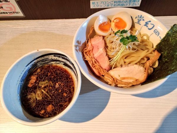 「醤油つけそば」@麺や 堂幻の写真