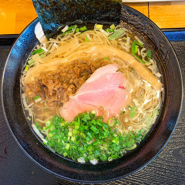 「牛とはまぐり出汁の塩そば とろとろ牛スジのせ」@麺屋 太陽の写真