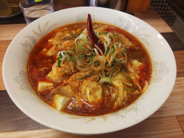 「豆腐マーラーメン」@ラーメン餃子 なか屋の写真