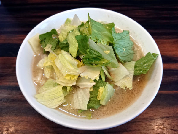 「SNS限定 レタス(白醤油の冷やし)」@中華そば 梟の写真