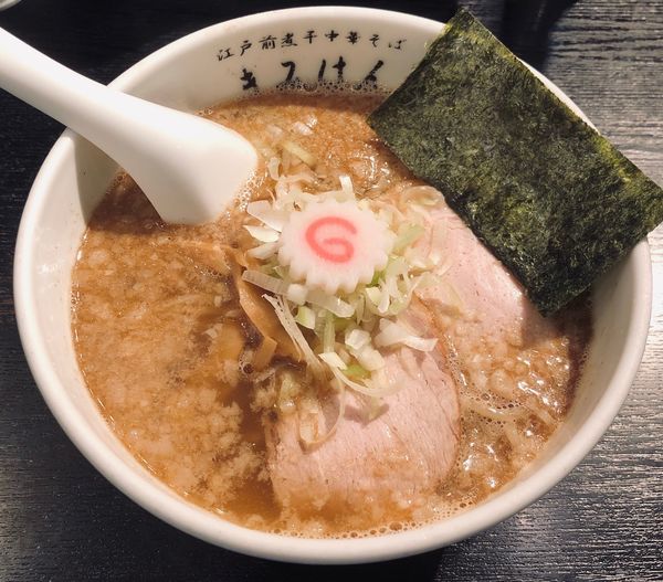 「中華そば（塩￥750）」@江戸前煮干中華そば きみはん 五反田店の写真