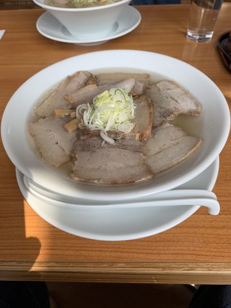「会津山塩らーめん➕手打ち麺」@うえんで 山鹿店の写真
