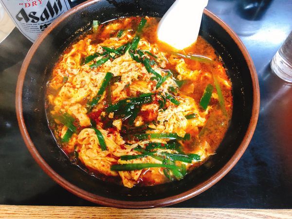 「激辛ラーメン」@辛麺屋 桝元 中洲本店の写真