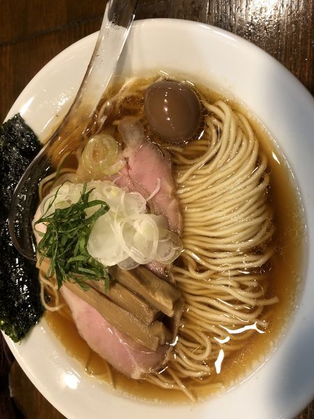 「鳥醤油らぁ麺 はるちから麺140g 500円」@Soupmenの写真