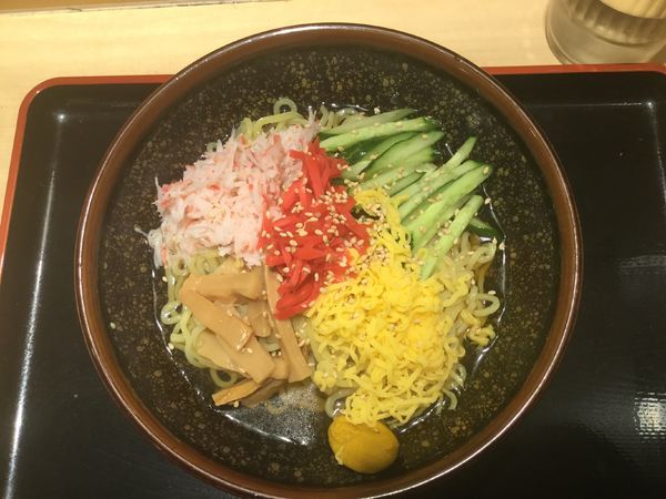 「冷やし中華（￥480）」@そば新 御茶ノ水店の写真