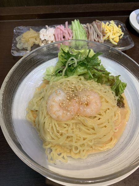 「涼拌麺 胡麻ダレ 1350円」@中国料理 龍亭の写真