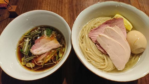 「つけ麺+特製(1120円)」@らぁめん鴇の写真
