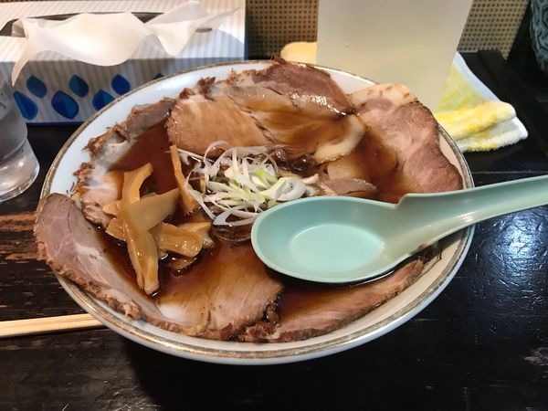 「焦がし醤油大＋チャーシュー」@一善やの写真