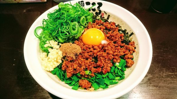 「台湾まぜそば(追い飯付)+九条ねぎ盛り・台湾ミンチ」@麺屋こころ 大船店の写真